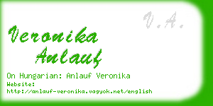 veronika anlauf business card